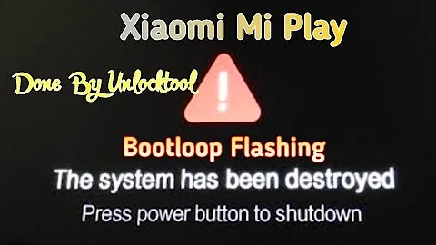xiaomi mi play ( LOTUS ) Bootloop / The system has been destroyed / gagal update miui / Flashing