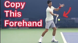 5 Things To Learn From The Novak Djokovic Forehand (Tennis Topspin Forehand Technique)