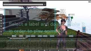 Machinima HUD for Second Life: How to use user's animations by YourContentsHUD.
