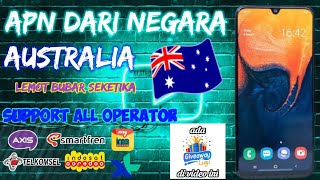 APN ANDALAN-APN ALL OPERATOR TERCEPAT DARI NEGARA AUSTRALIA SPEED NGACIR screenshot 3