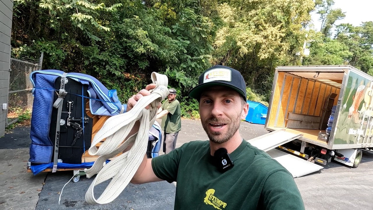 Как ЭТОТ ИНСТРУМЕНТ позволяет нам легко перемещать рояли! Как использовать ремень для переноски п...