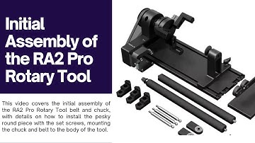 XTool RA2 Rotary Tool Initial Assembly Detailed Instructions