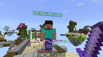 Fly Hacker caught on CubeCraft Games Eggwars, Minecraft Win 10 Edition!