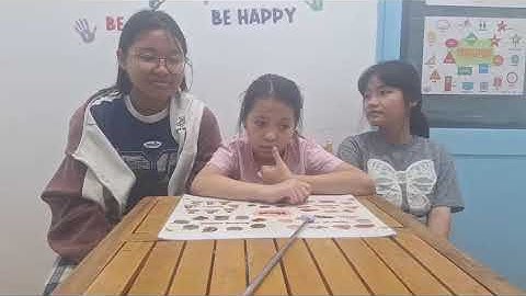 Tiếng Anh Giao Tiếp Phan Thiết: Hani, Nila and Hana practice talking about Meat