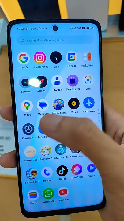 cara ganti posisi tata letak menu #android #smartphone