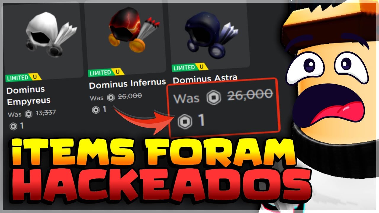 Hacker Vende Itens Limitados Por 1 Robux No Roblox Youtube - itens no roblox de 1 robux