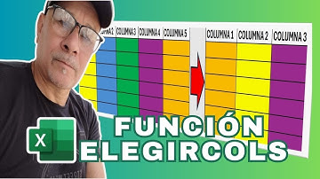 ¡Aprende a usar la Función ELEGIRCOLS en Excel!