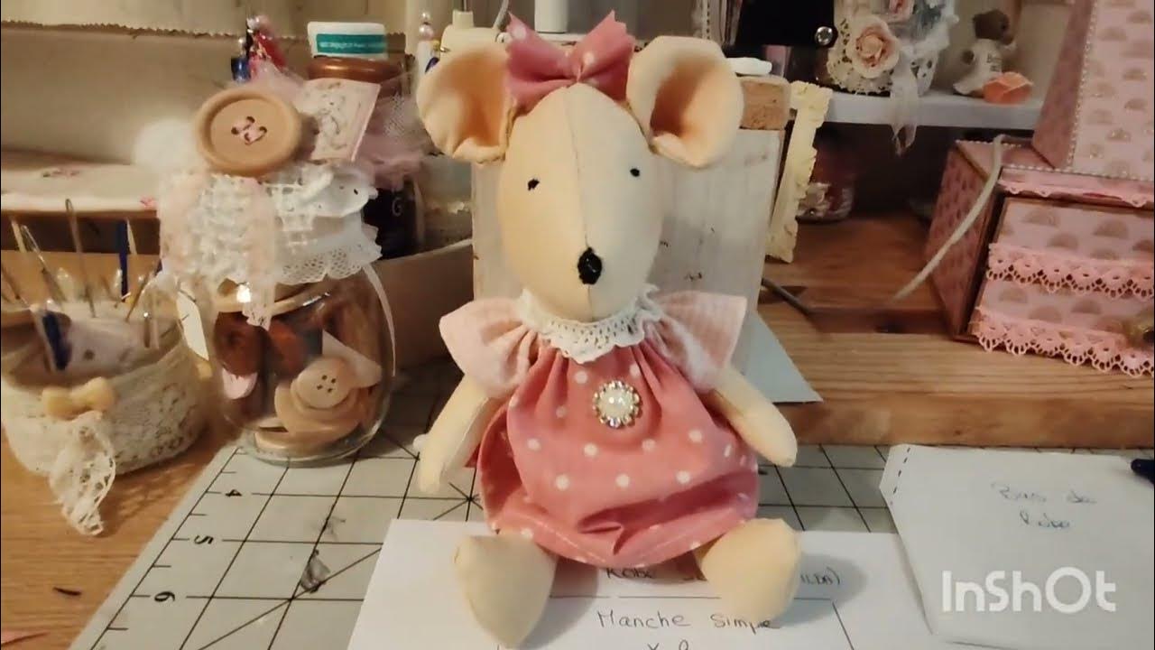 🐭🐭Souris (style Tilda) Super facile et rapide #couturedebutant - YouTube