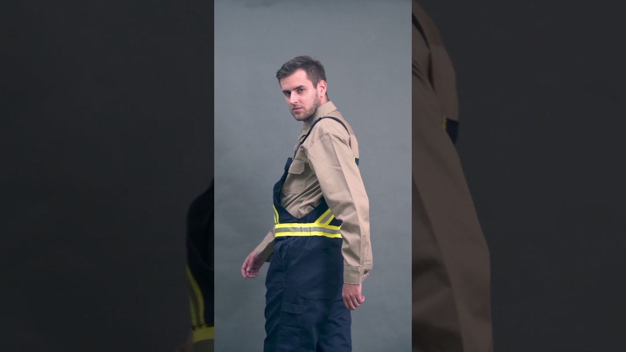 Flexible Oil&gas Cotton Nylon Work Clothes NFPA 2112 Flame Retardant Workwear Overalls For Men