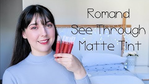 Romand see through matte tint review