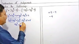 Subtraction of polynomials in Urdu/Hindi | Subtracting polynomials in Urdu/Hindi | Polynomials