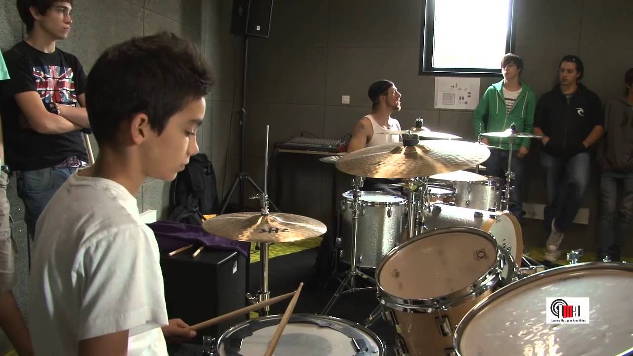 Master class batterie rock avec Pierre Belleville - Dax 17 oct.2012