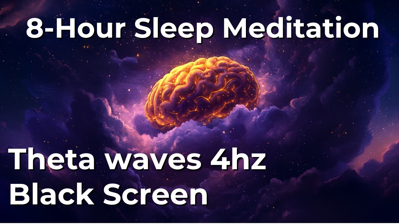 369 METHOD SLEEP MEDITATION | Theta Waves + Whispered Affirmations |8-Hour Black Screen FAST Results