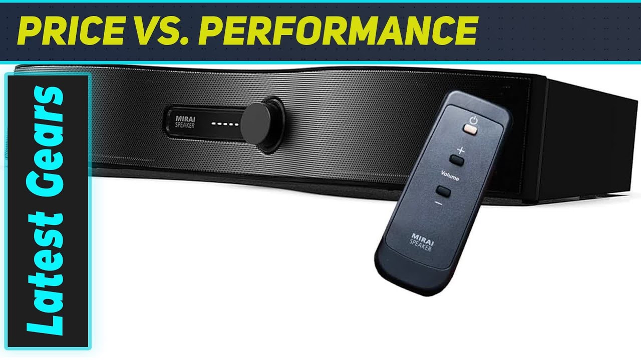 Mirai Speaker Soundbar: BEST Dialogue Clarity for Seniors & Family!