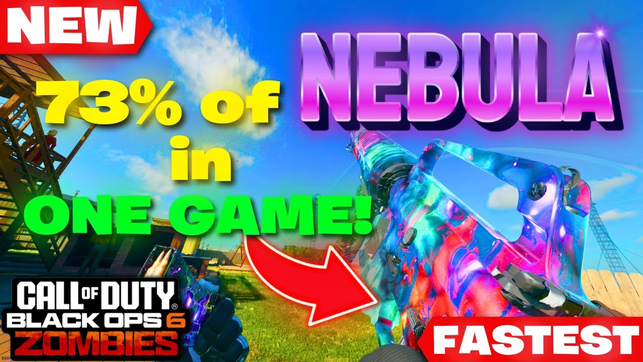 The NEBULA CAMO Grind got 73% FASTER in BLACK OPS 6: ZOMBIES! (Mystic Gold in 13 Minutes)