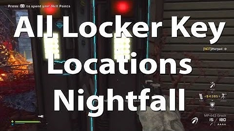 All Locker Key Locations: Nightfall (Call of Duty Ghosts)