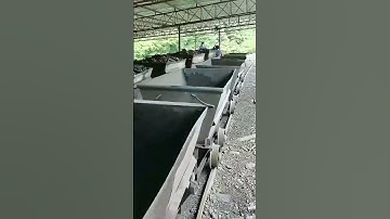 The process of transporting coal in a coal mine