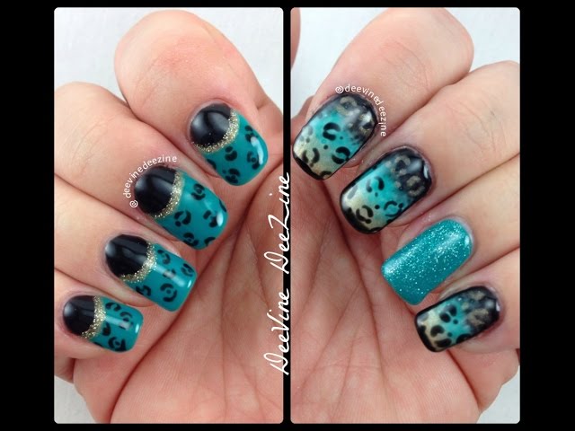 JACKSONVILLE JAGUAR NAIL ART FOR BEGINNERS - YouTube
