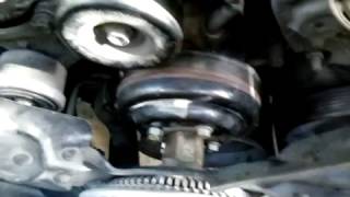 Loosen pulley bolts, loosen fan and clutch from water pump.0406171754