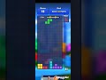 Tetris classic retro block game Level 8 part gameplay 