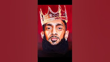 A tribute to Nipsey Hussle — painted with purpose, pressure, and love. The marathon continues.
