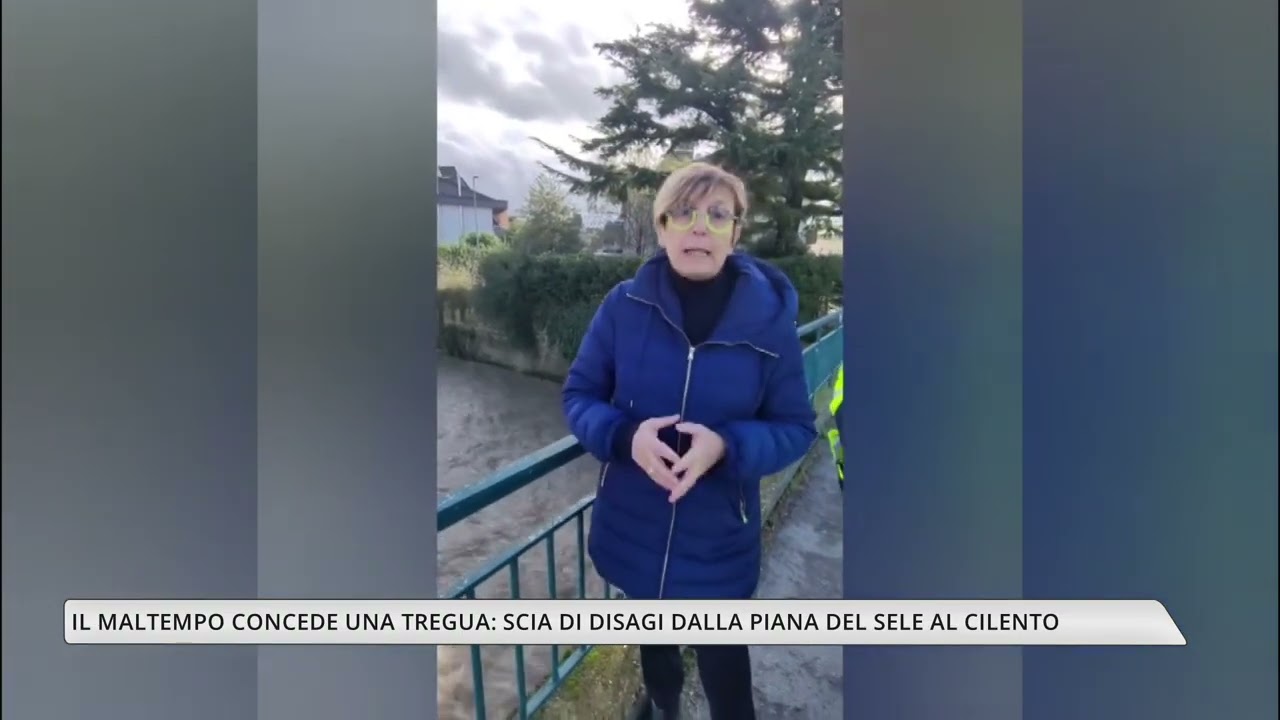 Il maltempo concede una tregua: scia di disagi dalla Piana del Sele al Cilento