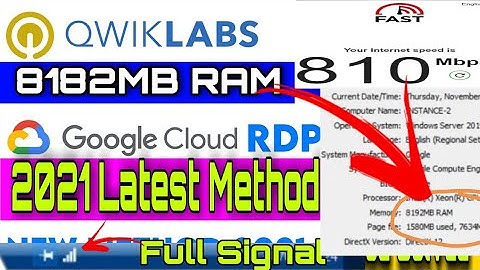 Qwiklabs RDP |  VPS Qwiklabs | Qwiklabs Monthly Subscription | Qwiklabs Test SPEED