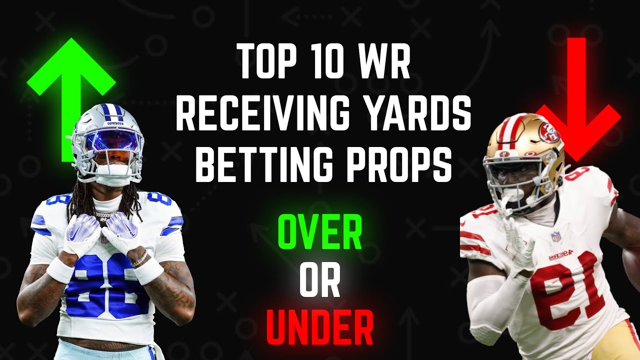 Top 10 Receiving Yard Props for the 2025 NFL Regular Season