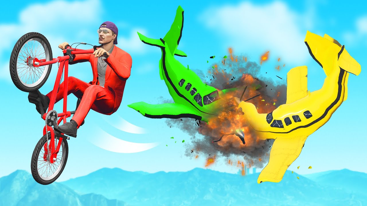 BIKES vs STUNT PLANES in GTA 5...