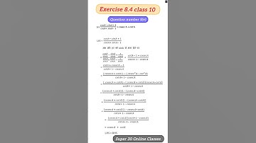 class 10 maths chapter 8 exercise 8.4 question 5 in hindi | exercise 8.4 | #class10maths #shorts