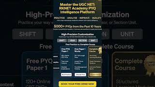 The PYQ Gold Mine for UGC NET-JRF Aspirants🎯 PYQ Intelligence Platform #Shorts