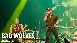 BAD WOLVES - Zombie (The Cranberries) - Live @ House Of Blues - Houston, TX 5/30/24 4K HDR