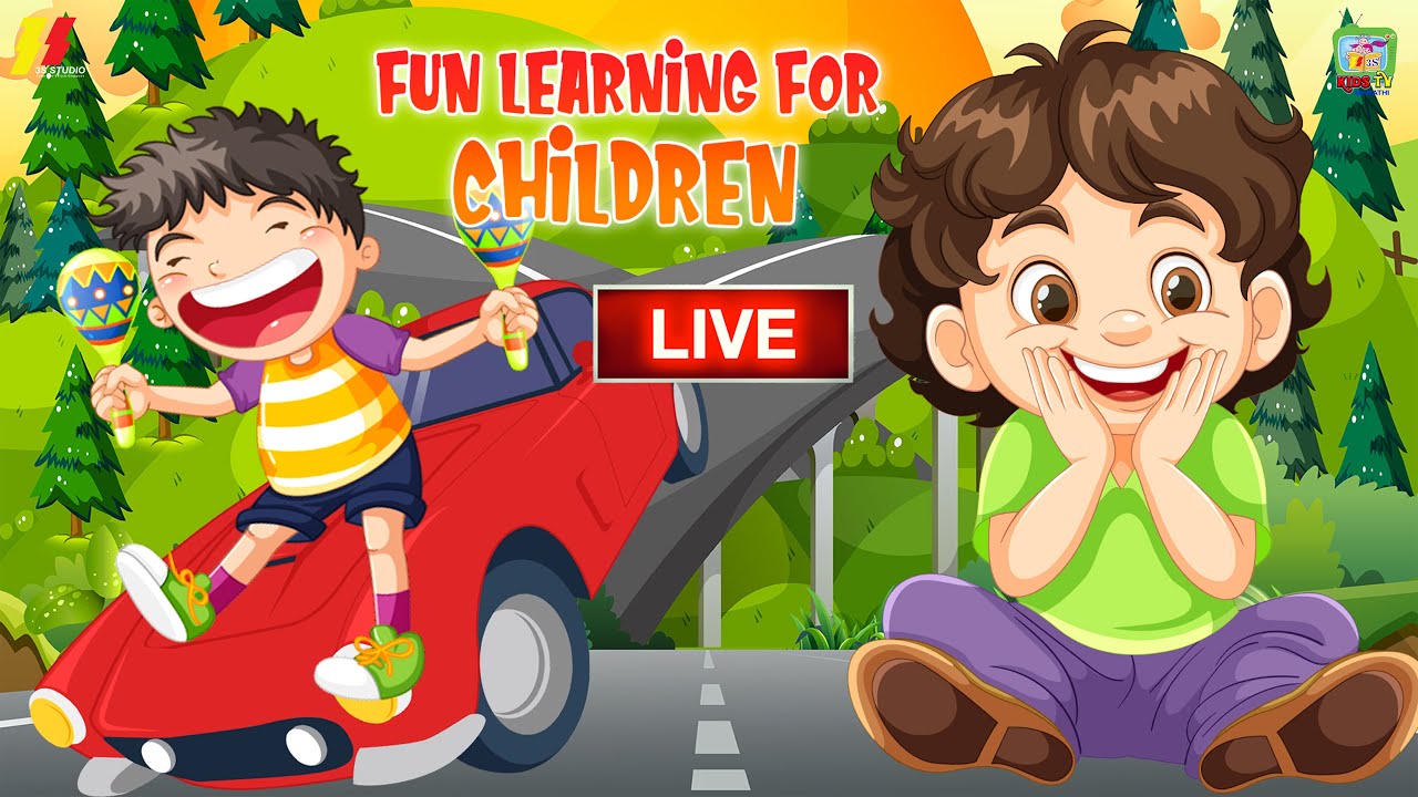 Live: Marathi Songs for Kids | मराठी कविता | Marathi Poems for Childrens | 3S Kids TV Marathi