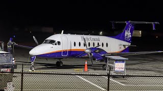 Pacific Coastal Beech 1900D Startup and Outbound Taxi