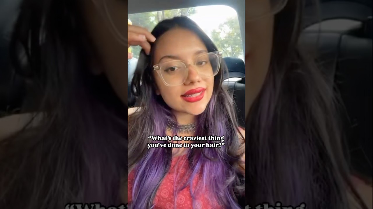 The craziest thing I’ve done to my hair 🫣🫣