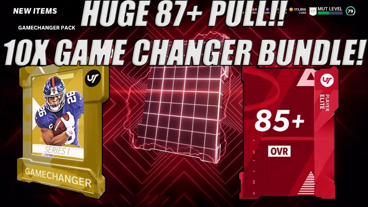 HUGE 87+ PULL! GAME CHANGER BUNDLE! Madden 21 Pack Opening