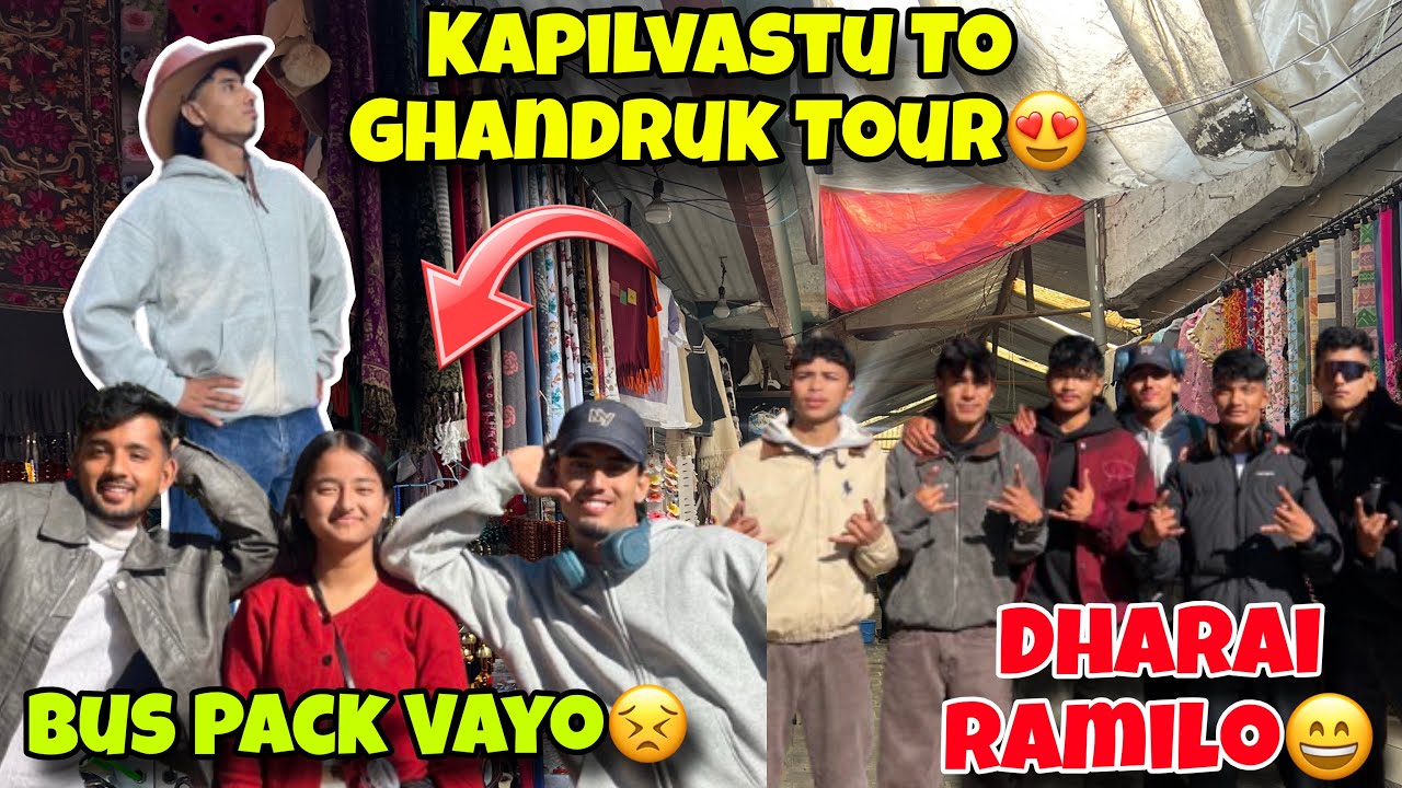 Finally Successfull Vayo Bhailo Tour🥰|| Bus Seat Pack Vayarw Hairan Vayo😩|| Kapilvastu To Ghandruk||