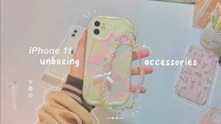 unboxing iPhone 11 accessories cases ₍ ᐢ.ˬ.ᐢ₎˚୨୧