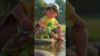 Full 🐢💧 Timmy Helps the Turtle | Cute Kids Story About Protecting Nature | Moral Story for Children Guide
