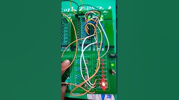 ring counter circuit #experiment #electronicproject #ytshort
