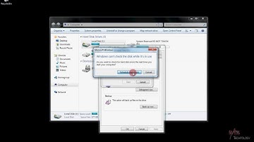 Windows 7 How to do a Disk Scan and Disk Defrag