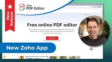 Zoho PDF Editor - New Zoho App