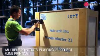 HandJet EBS260 Handheld InkJet Coding Printer - Product and Container Coding - Large Characters