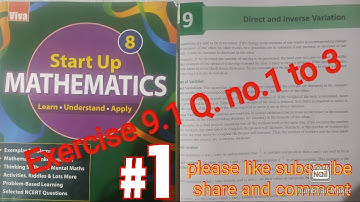 startup mathematics class 8 solutions chapter 9 exercise 9.1 Part 1