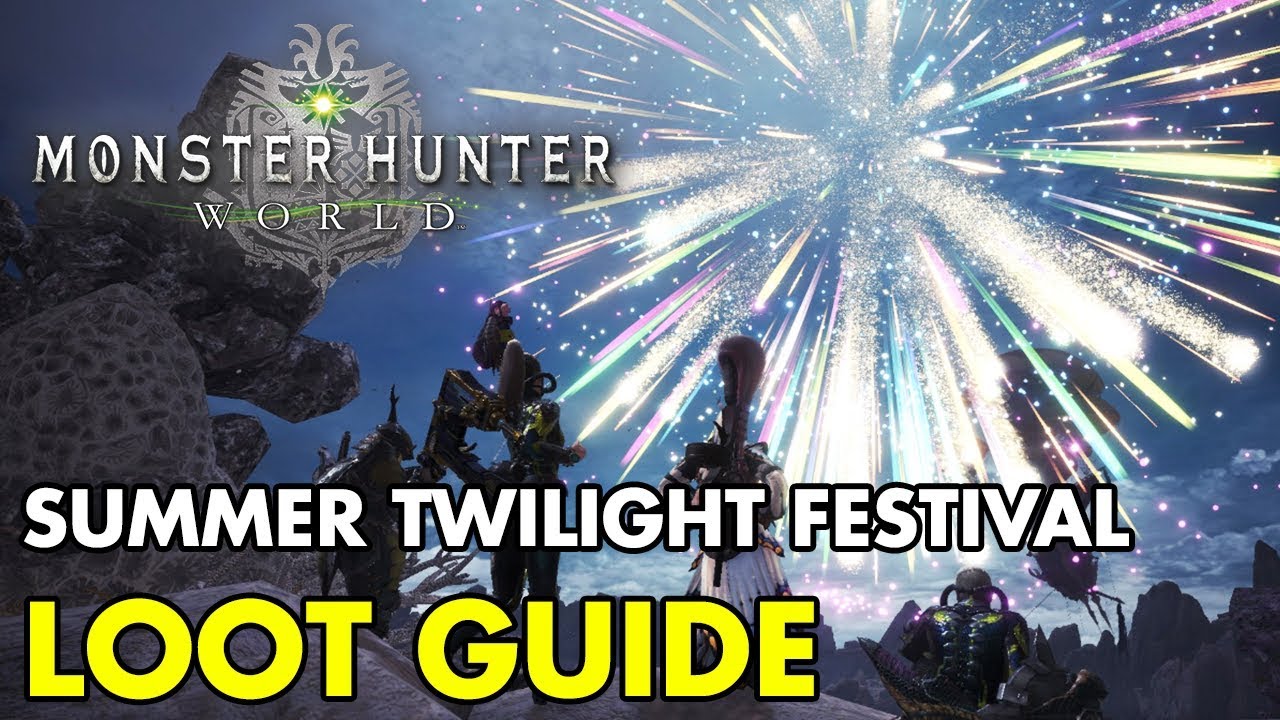 Monster Hunter: World | Summer Twilight Festival GUIDE to ALL Events and LOOT