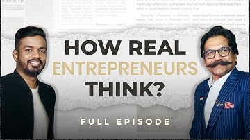 How Real Entrepreneurs Think I in a swank way with Tushar Mestry