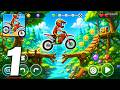 Moto X3M - Gameplay Walkthrough Part 1 - Bike Race Game Level 1-15 (Android, iOS)