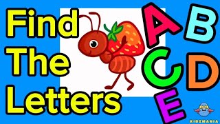 Learn The Letters | Find The Letters | Letter Finding Game | Alphabet Game For Kids | Kidzmania2030