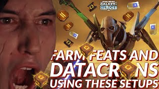 Galactic Conquest Hard - Torn Apart - Farm Global Feats EASILY Using Datacron Nodes - No GLs | SWGoH