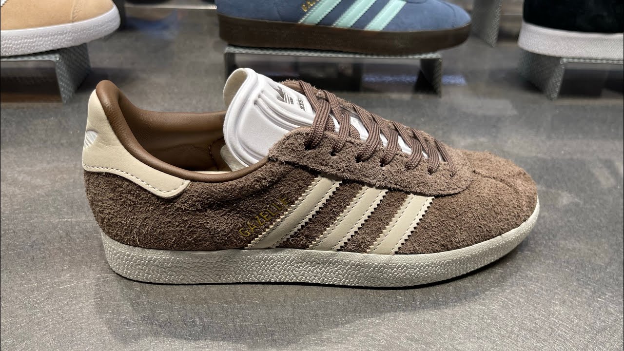 スニーカー (W) Adidas Gazelle Earth Strata Wonder White Off White Adidas Gazelle (Earth Strata/ Wonder White/ Off White